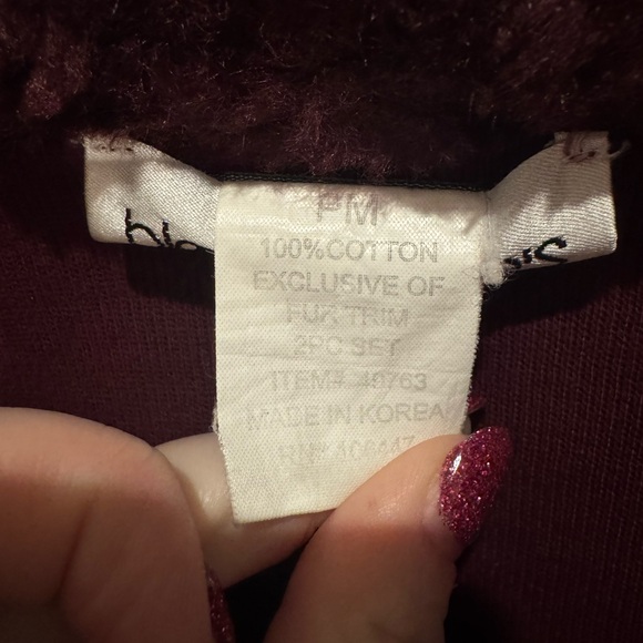 Bloomingdale's Women's Burgundy Jacket - Picture 7 of 7